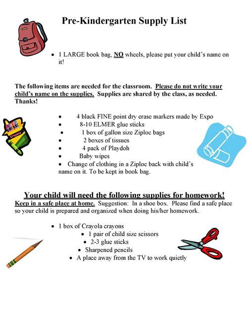 pre-kindergarten 